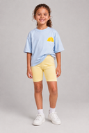 Butter Yellow Biker Shorts