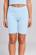 Light Blue Biker Shorts
