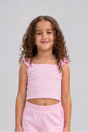 Bubblegum Ruffles Top for girls ages 2-8 | Kiddo's & Co. Egypt