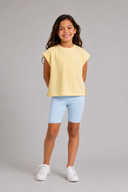 Light Blue Biker Shorts