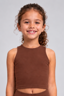 Chocolate Brown Active Top