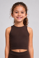 Chocolate Brown Active Top